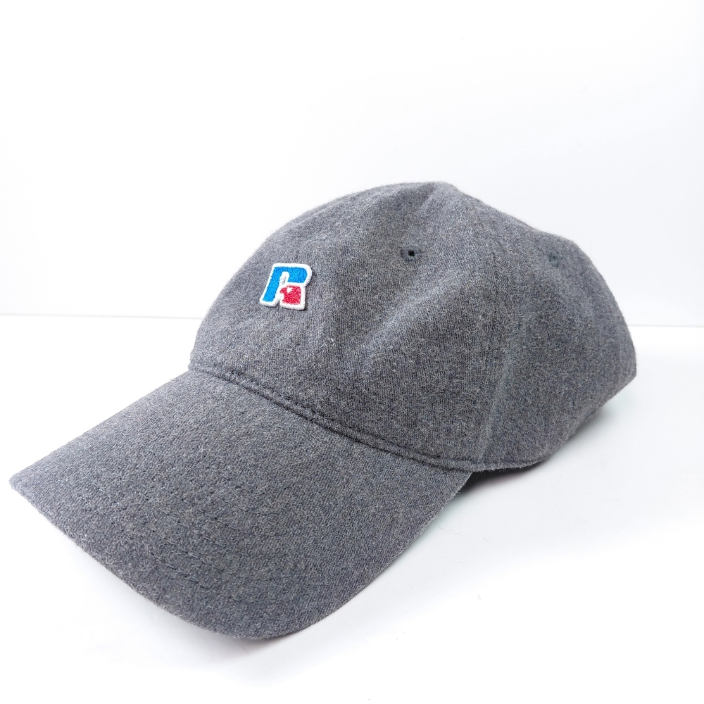Russell Athletic Cotton Baseball Cap Hat Adjustable Gray